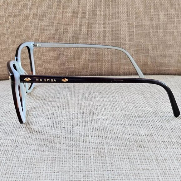 Via Spiga Women Eyeglasses Frame Tortoise/Blue Tone Glasses 55[]16 135 Eye Wear
